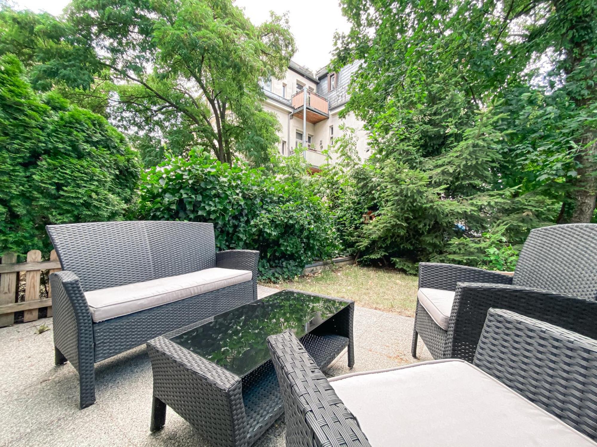 Wohlfuehl-Apartment Mit Kostenfreier Tiefgarage, Wifi & Terrasse Lipsk Zewnętrze zdjęcie